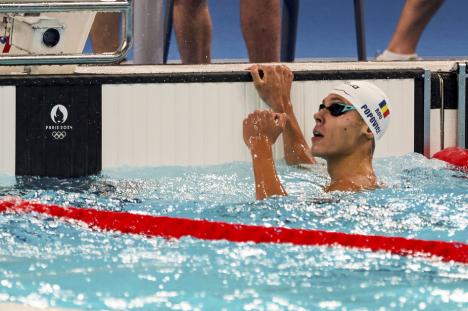 David Popovici, campion olimpic la 200 m. Este prima medalie pentru România la Jocurile Olimpice de la Paris (FOTO)