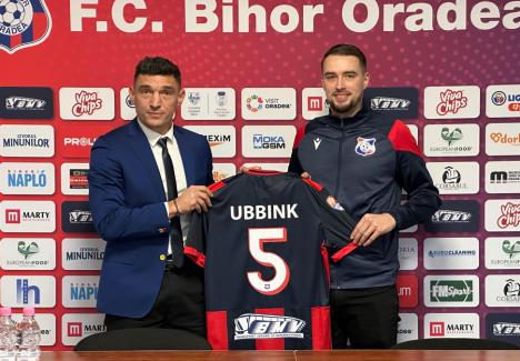 Jucătorul olandez Desley Ubbink a fost prezentat oficial de FC Bihor