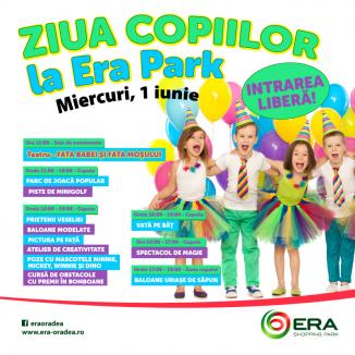 Mega petrecere pentru copii, de 1 iunie, la ERA Park Oradea!