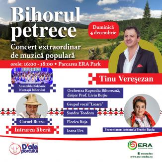 Bihorul petrece: D’ale Porcului revine la ERA Park Oradea, cu un concert folcloric extraordinar şi Tinu Vereşezan invitat