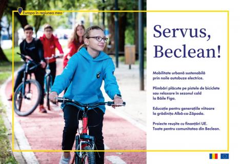 Servus, Beclean! Cu sprijin de la Uniunea Europeană, se schimbă în bine viaţa comunităţii