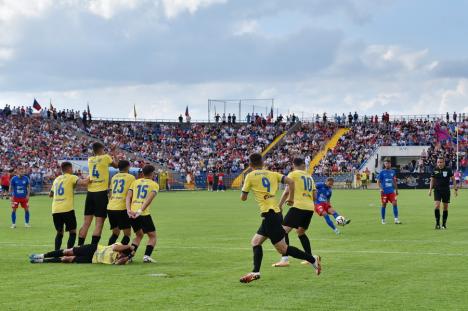 Primele reacții după promovarea FC Bihor. IMAGINILE victoriei