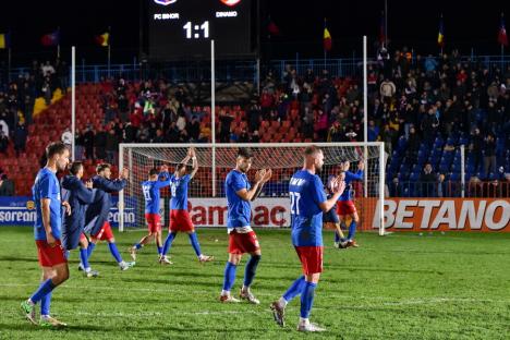 FC Bihor a făcut egal cu Dinamo, scor 1-1, şi a obţinut primul punct în faza grupelor Cupei României! (FOTO)