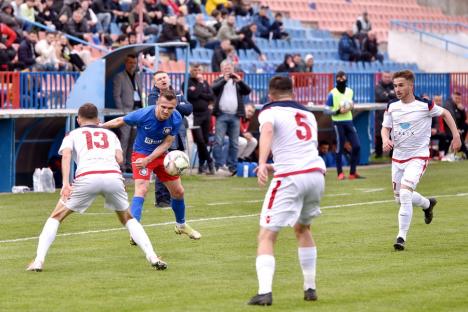 O nouă victorie pentru FC Bihor: 2-0 cu Lotus Băile Felix. Orădenii s-au distanţat în fruntea clasamentului (FOTO)