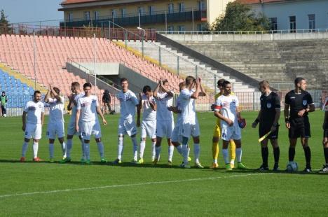 FC Bihor a pierdut cu 0-4 jocul de pe teren propriu cu UTA Bătrâna Doamnă (FOTO)