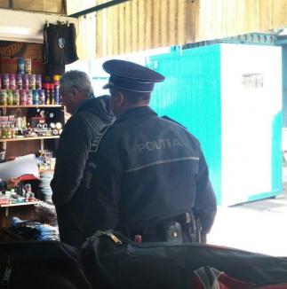 Descinderi în pieţe şi târguri: polițiştii au 'vânat' produse pascale de contrabandă (FOTO)