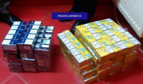 Percheziţii la Marghita: 11 contrabandişti de ţigări au fost 'săltaţi' şi duşi la Oradea