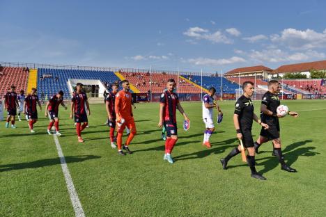 FC Bihor a obținut prima victorie din Liga a II-a! A învins echipa FC Argeș Pitești, pe stadionul din Oradea (FOTO)