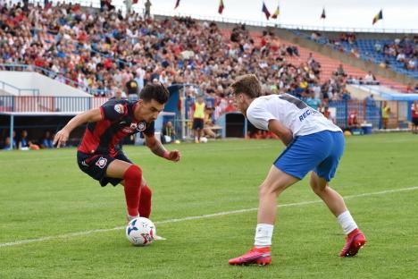 Un prim punct pentru FC Bihor în Liga a II-a. Meciul cu Viitorul Pandurii s-a terminat la egalitate, 0-0 (FOTO)