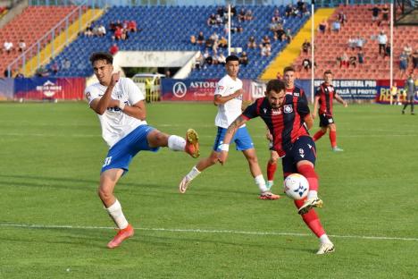 Un prim punct pentru FC Bihor în Liga a II-a. Meciul cu Viitorul Pandurii s-a terminat la egalitate, 0-0 (FOTO)