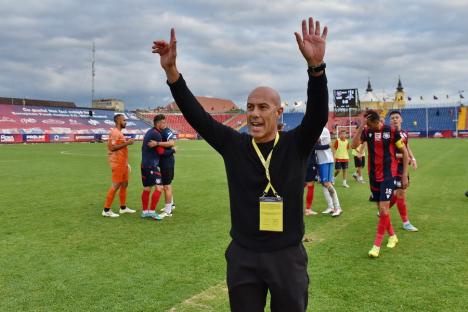 Un prim punct pentru FC Bihor în Liga a II-a. Meciul cu Viitorul Pandurii s-a terminat la egalitate, 0-0 (FOTO)