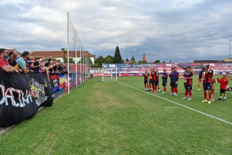 Un prim punct pentru FC Bihor în Liga a II-a. Meciul cu Viitorul Pandurii s-a terminat la egalitate, 0-0 (FOTO)