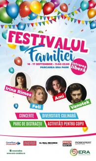 Festivalul Familiei, la ERA Park: Spectacole pentru copii şi super concerte cu Ami, Irina Rimes, Vanotek şi Feli