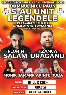 Florin Salam și Tzancă Uraganu, în concert la Cetatea Oradea. Cine-l organizează