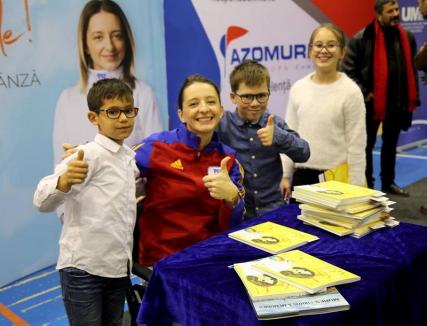 'En Garde': Campioana olimpică Ana-Maria Brânză îşi va lansa cartea scrisă pentru copii la şcoala din Diosig