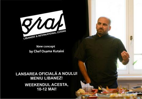 Bucătăria autentic libaneză, noul concept culinar la Graf! (FOTO)