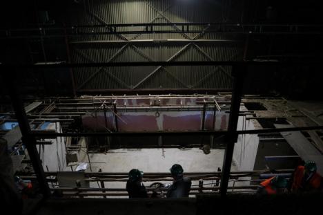 Teatru în șantier: În ce stadiu se află lucrările și cum va arăta la final scena rotativă a Teatrului de Stat Oradea (FOTO / VIDEO)