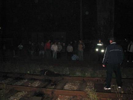 Un septuagenar a murit după ce a fost lovit de tren (FOTO)