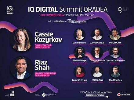 Cerere peste capacitatea sălii la IQ DIGITAL Summit Oradea. Organizatorii au anunțat agenda finală și au deschis o listă de așteptare