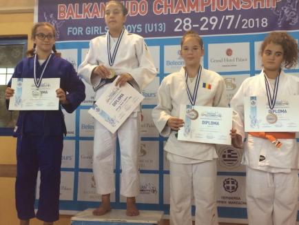 Orădeanca Iasmina Gyoker a câştigat medalia de bronz la întrecerile Campionatului Balcanic de Judo pentru juniori