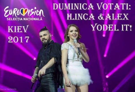 Votaţi Ilinca & Alex! În competiţia ce va desemna reprezentanţii României la Eurovision 2017 concurează şi o orădeancă (VIDEO)