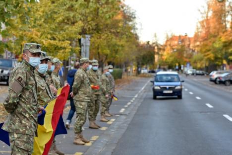 Pentru eroii noştri: Ştafeta Veteranilor Invictus, preluată de militari şi civili din Oradea (FOTO / VIDEO)