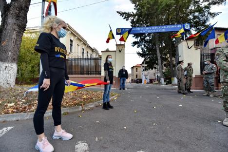 Pentru eroii noştri: Ştafeta Veteranilor Invictus, preluată de militari şi civili din Oradea (FOTO / VIDEO)