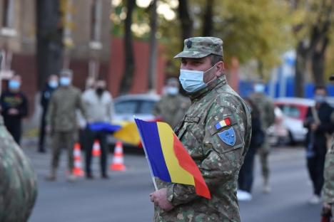 Pentru eroii noştri: Ştafeta Veteranilor Invictus, preluată de militari şi civili din Oradea (FOTO / VIDEO)