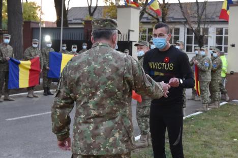 Pentru eroii noştri: Ştafeta Veteranilor Invictus, preluată de militari şi civili din Oradea (FOTO / VIDEO)