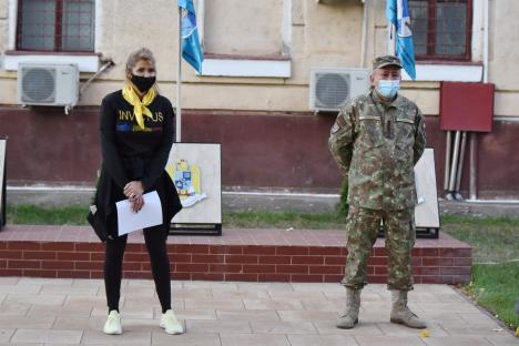 Pentru eroii noştri: Ştafeta Veteranilor Invictus, preluată de militari şi civili din Oradea (FOTO / VIDEO)