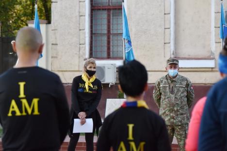 Pentru eroii noştri: Ştafeta Veteranilor Invictus, preluată de militari şi civili din Oradea (FOTO / VIDEO)