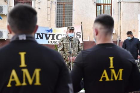 Pentru eroii noştri: Ştafeta Veteranilor Invictus, preluată de militari şi civili din Oradea (FOTO / VIDEO)