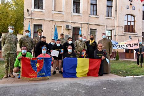 Pentru eroii noştri: Ştafeta Veteranilor Invictus, preluată de militari şi civili din Oradea (FOTO / VIDEO)