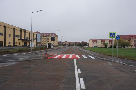 Strada Ion Irimescu din Oradea a fost modernizată în urma unor lucrări de 1,1 milioane lei (FOTO)
