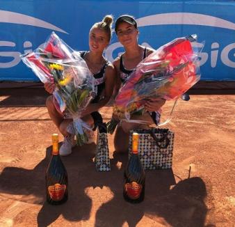 Bravo, Irina Bara! Tenismena din Ştei a câştigat turneul de la Biarritz la dublu