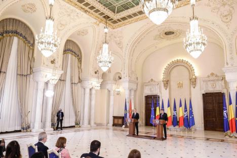 Șeful NATO, la București: „Nu putem să îl lăsăm pe Putin să câștige. Trebuie să fim pregătiți pentru noi atacuri”