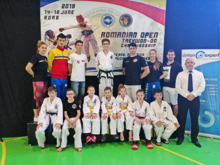 Sportivii de la King Do-Lions Oradea au cucerit 21 de medalii la Openul Internaţional de Taekwon-do al României