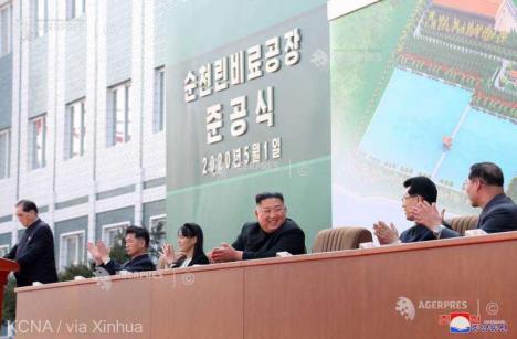 Liderul nord-coreean Kim Jong-un, prima ieșire publică de la zvonurile care-l dădeau mort