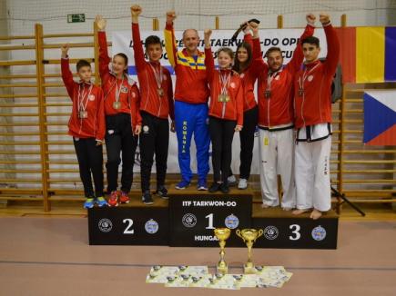 Orădenii de la King Do – Lions au contribuit la succesul României la Openul Ungariei la Taekwon-do ITF