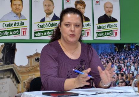 Consilierul municipal UDMR Kirei Melinda se plânge că Bolojan şi consilierii lui o ignoră