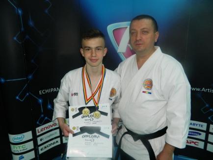 Orădeanul Laurențiu Avram, dublu campion național la karate fudokan