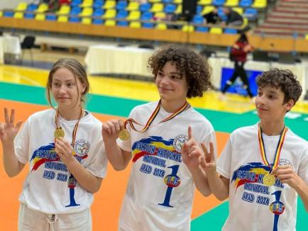 Patru medalii pentru tinerii judoka ai Liberty Oradea. Tudor Lascău, campion pe urmele părinților: tatăl este singurul Shidoin nejaponez din lume, iar mama îi e antrenoare (FOTO)