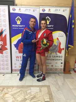 Orădeanca Lorena Podelenczki, vicecampioană mondială la sambo! (FOTO)
