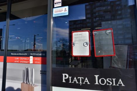 Magazinul Mega Image deschis în locul Pieței Ioșia din Oradea a fost închis (FOTO)