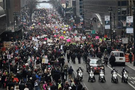 Un milion de oameni au protestat la Washington împotriva lui Trump, în cel mai mare marş din istoria capitalei americane (FOTO/VIDEO)
