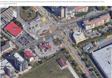 Trafic restricţionat în Oradea şi străzi închise, din 23 august până pe 1 septembrie. Vezi lista acestora! (FOTO)