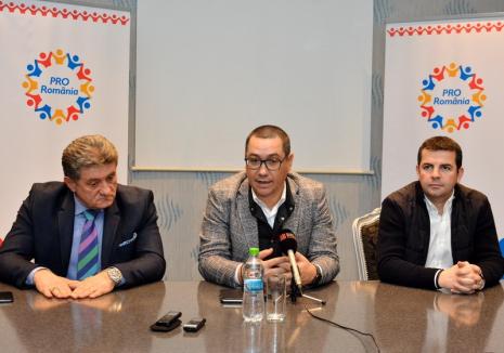 Ponta la Oradea: Dragnea are un „program de guvernare paralel”, „teleormanizează” România şi o scoate din Europa
