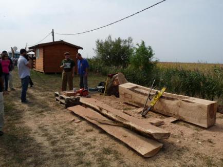 S-a dat startul primului simpozion de sculptură în aer liber din Bihor (FOTO)