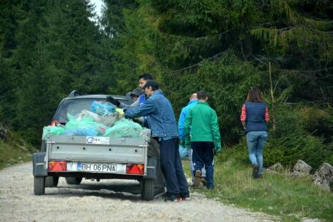 Let’s do it! Zeci de voluntari au adunat sute de saci de gunoaie din Padiş (FOTO/VIDEO)