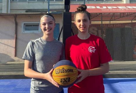 Orădencele Anna Papp și Alexia Ilea, convocate în echipa națională de baschet 3x3 U17